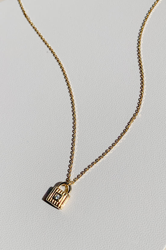 Alaia Lock Fine Necklace (925 Silver)