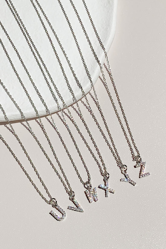 Cubic Initial Necklace