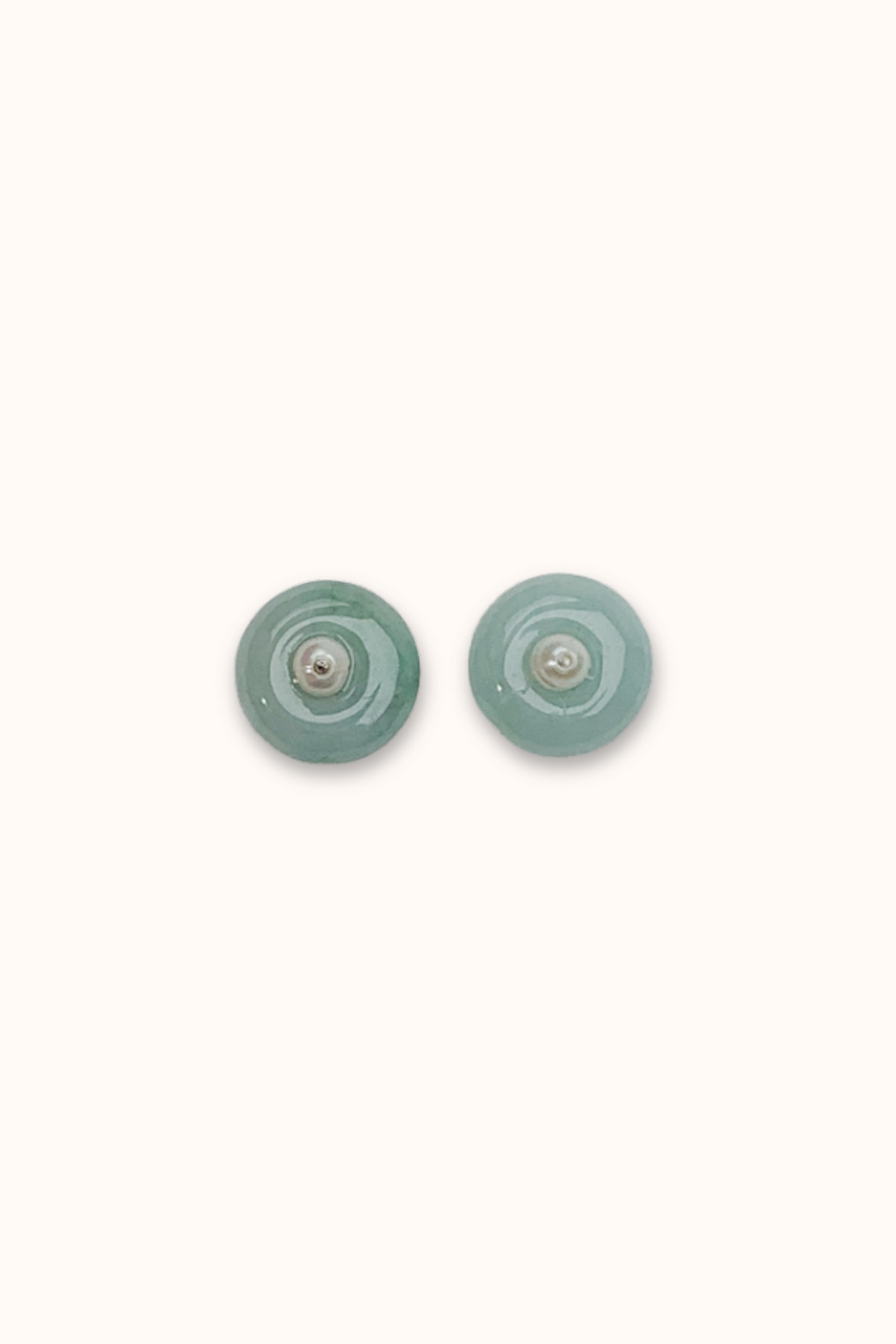 Anna Jadeite Ear Studs