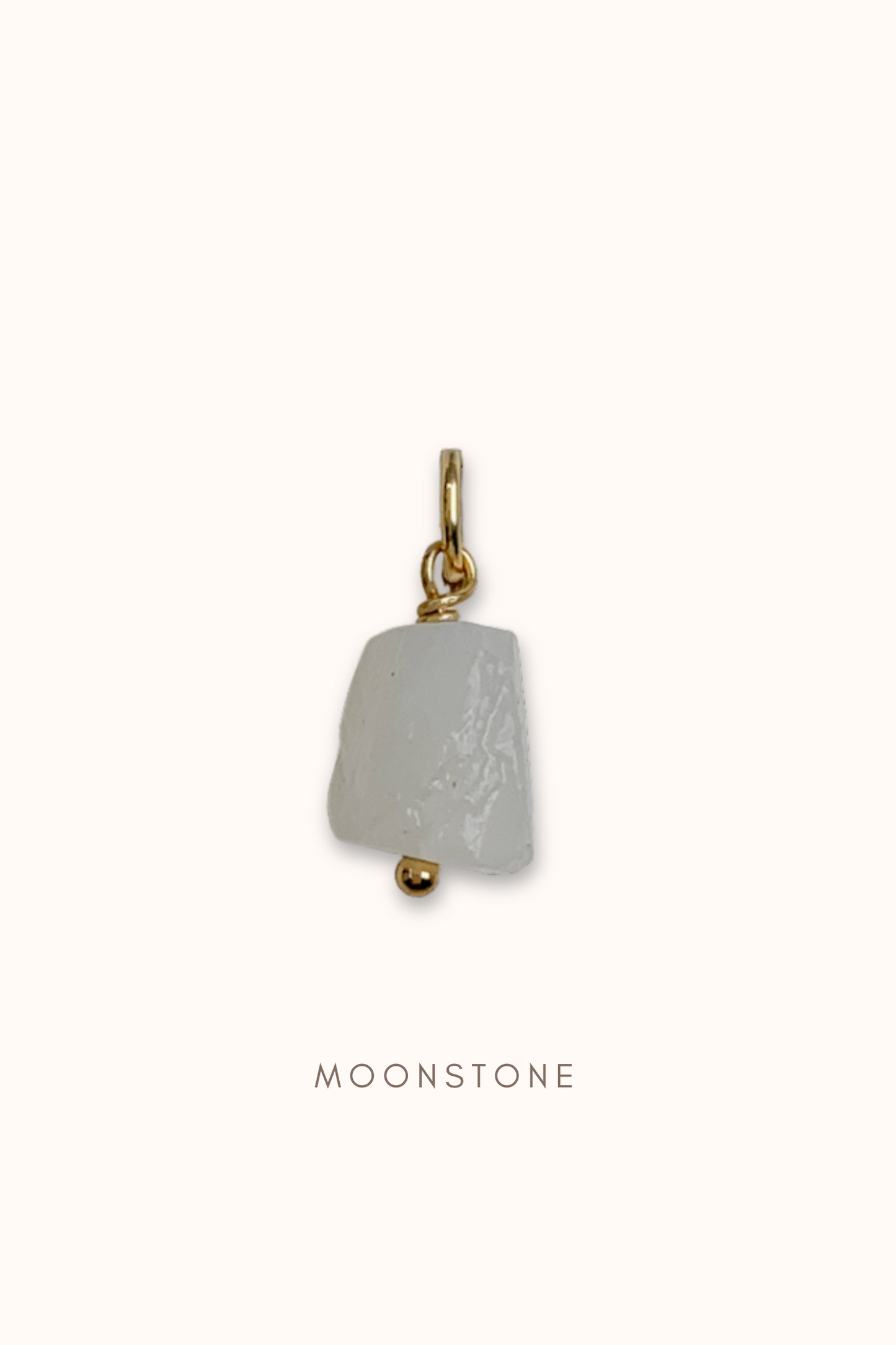 Raw Gemstone Charm