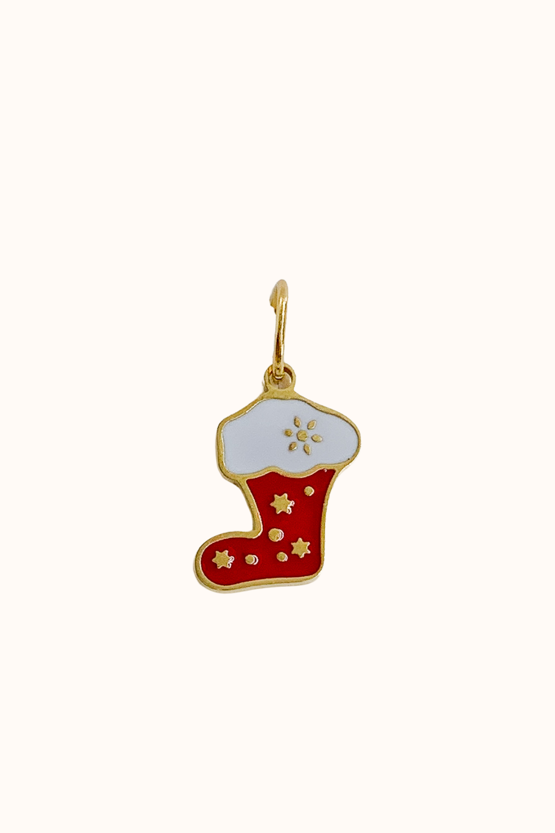 Christmas Stocking Charm (Stainless Steel)