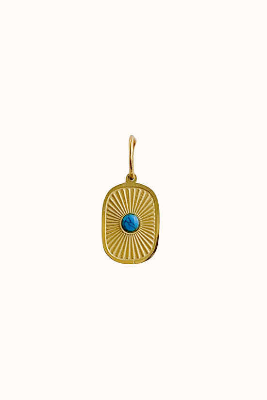 Turquoise Dawn Charm (Stainless Steel)