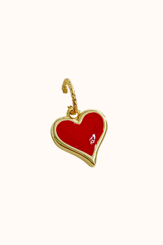 Glazed Heart Charm