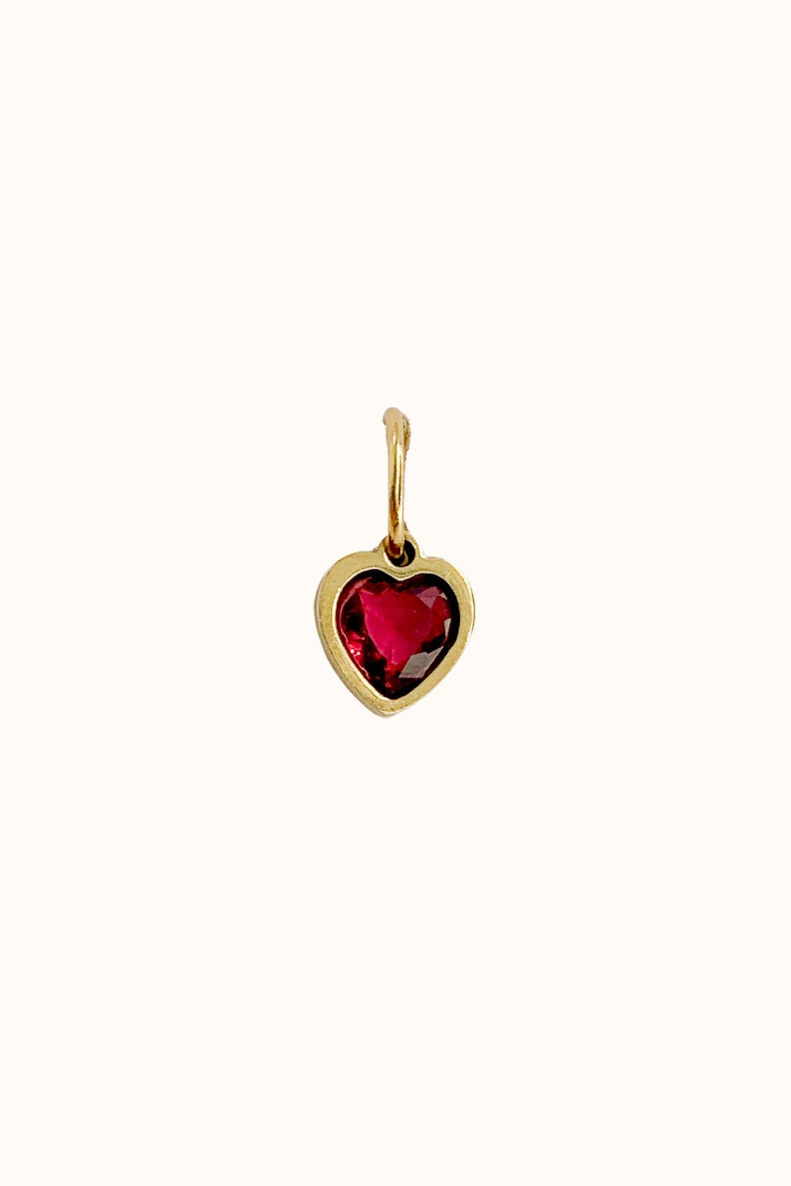 Cubic Heart Charm