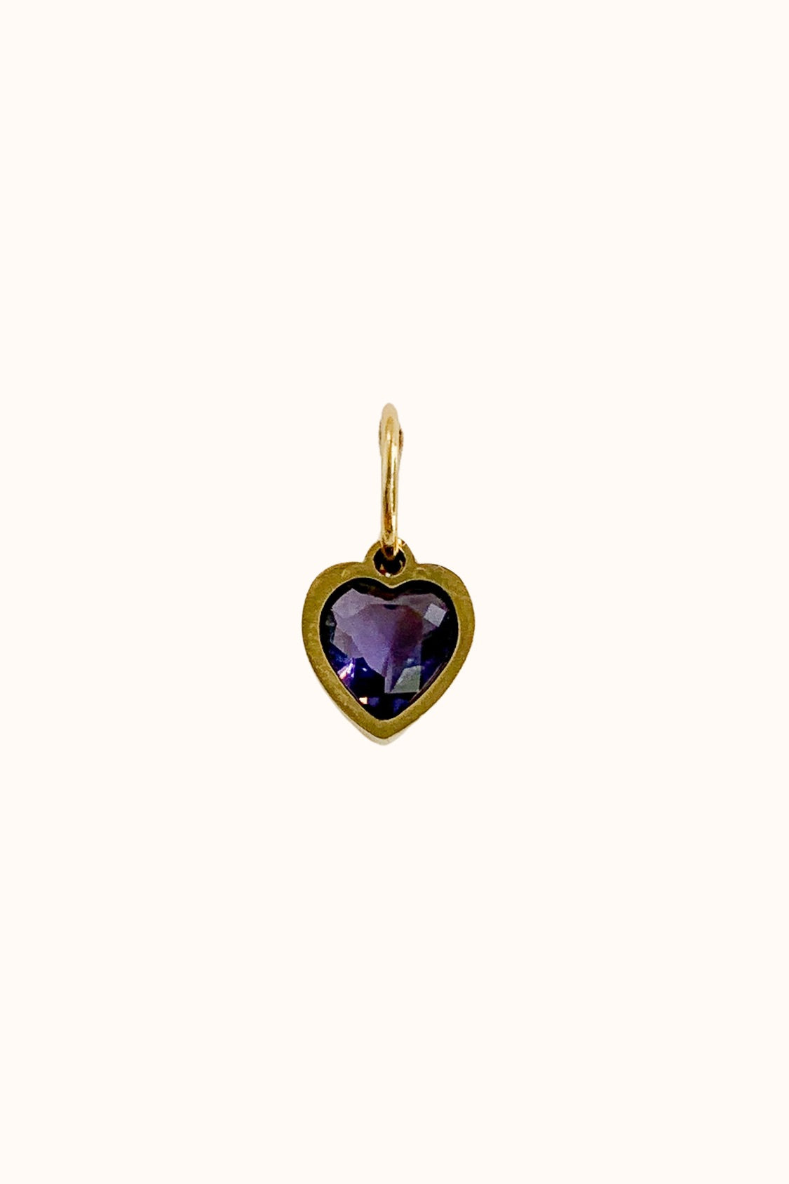 Cubic Heart Charm
