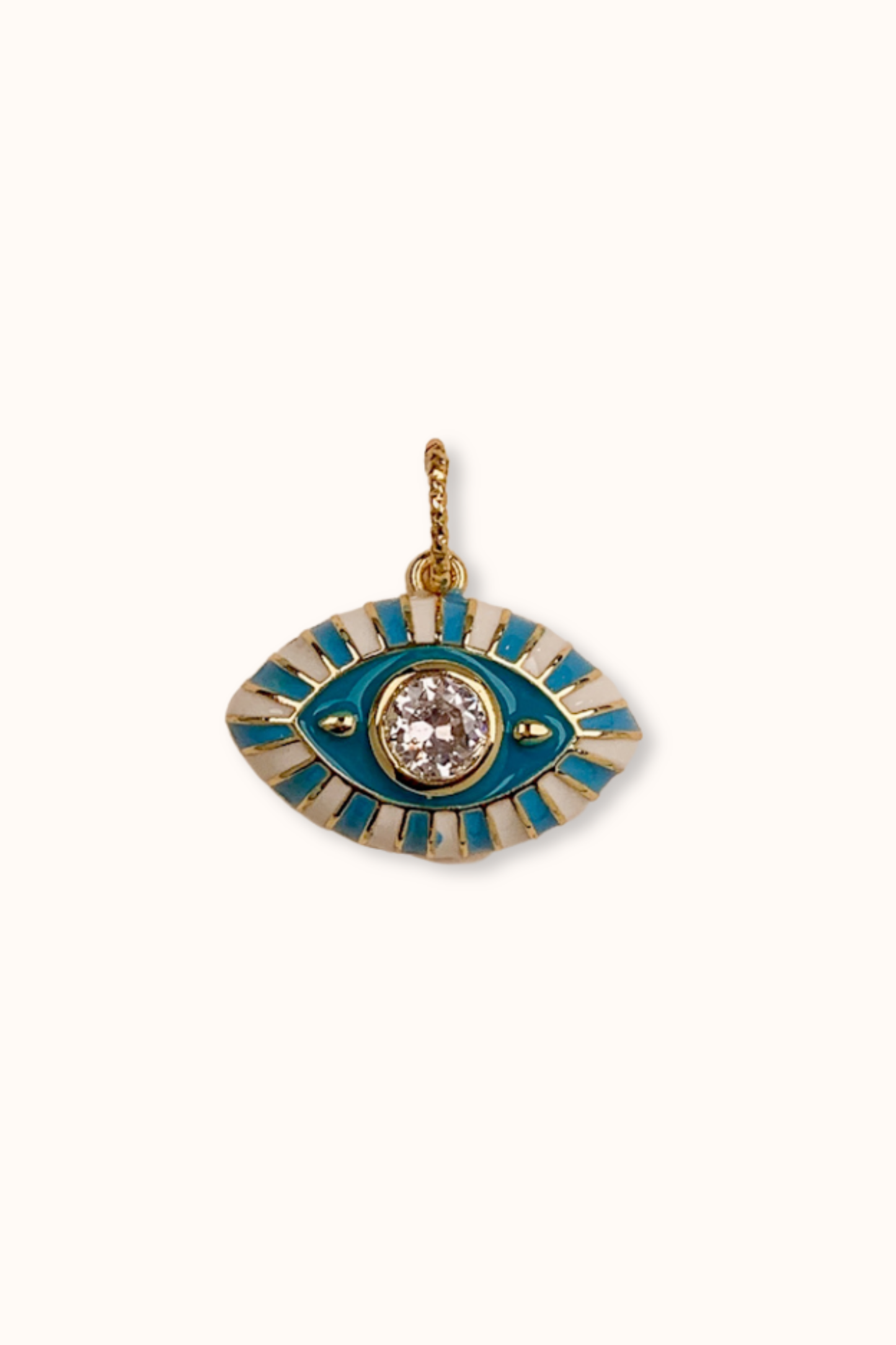 Enamel Evil Eye Charm