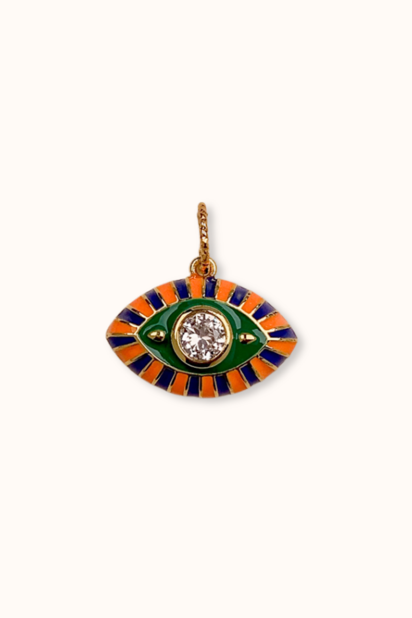 Enamel Evil Eye Charm