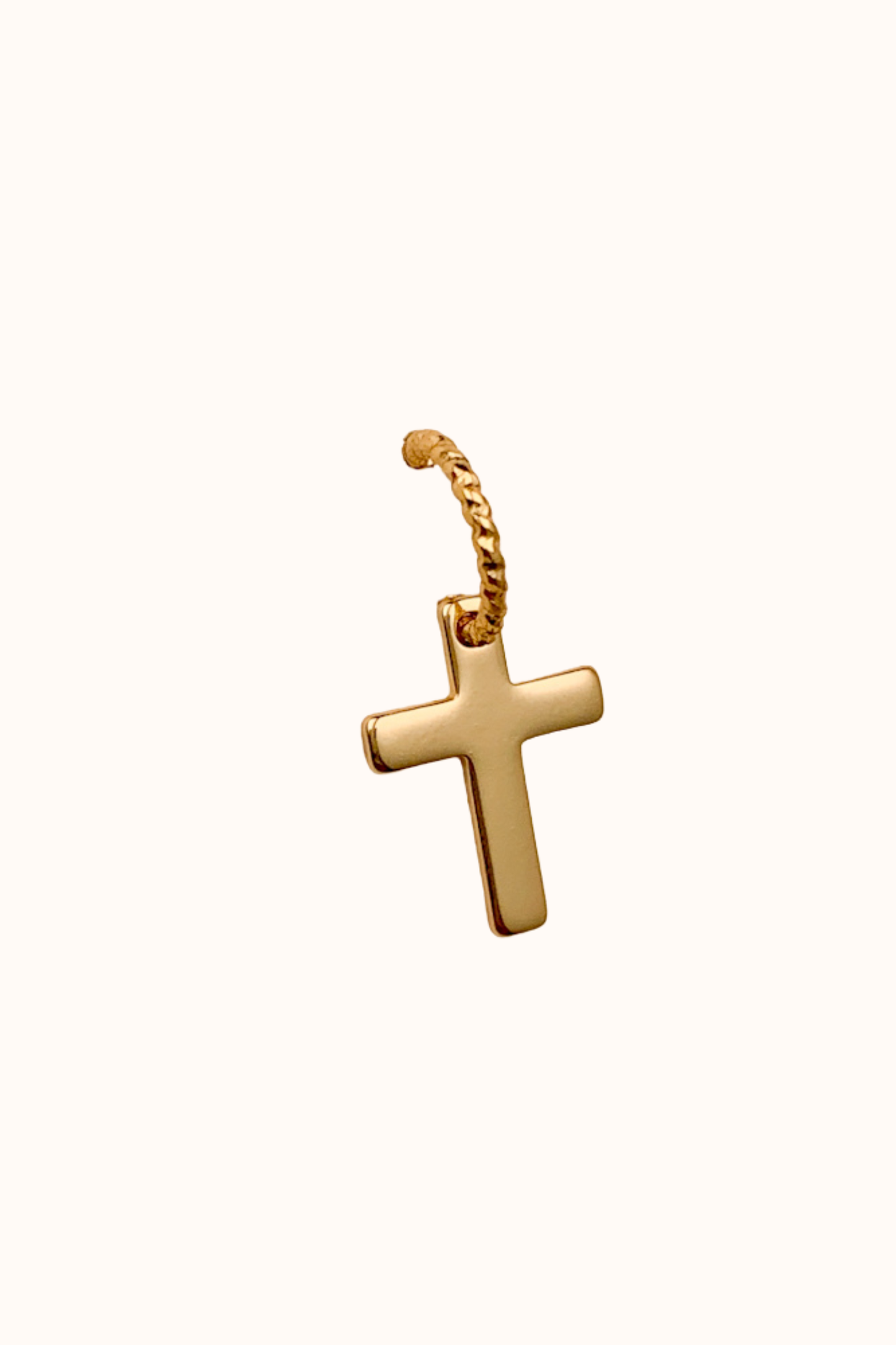 Golden Cross Charm