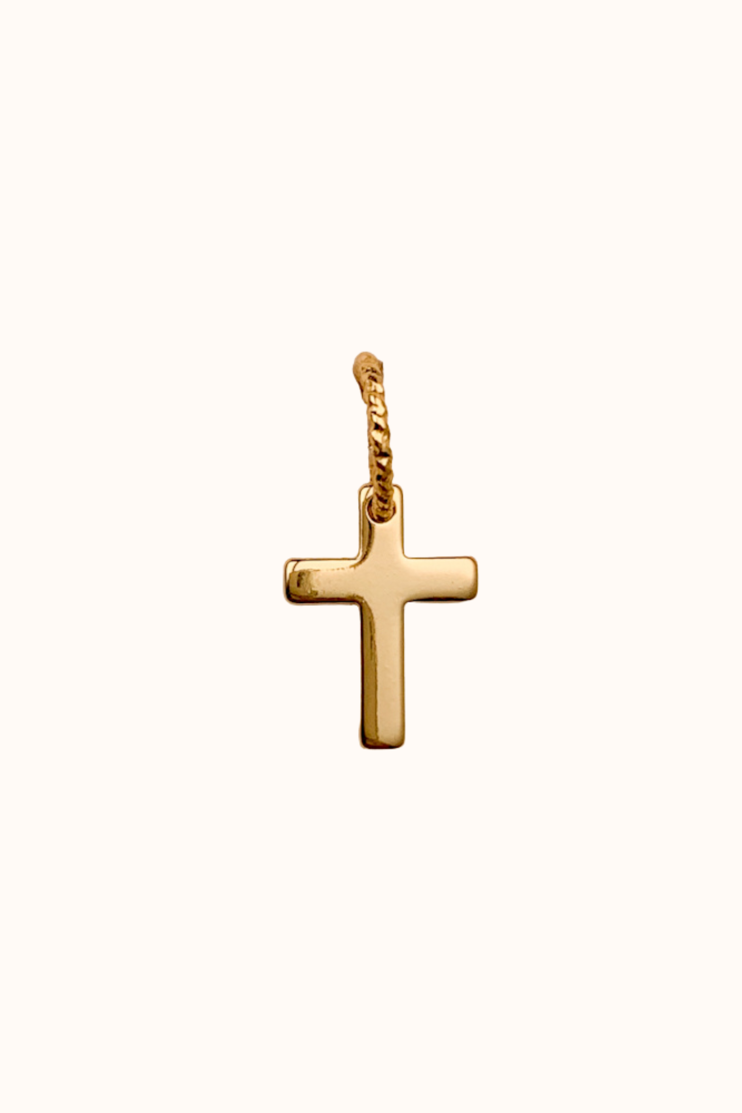 Golden Cross Charm
