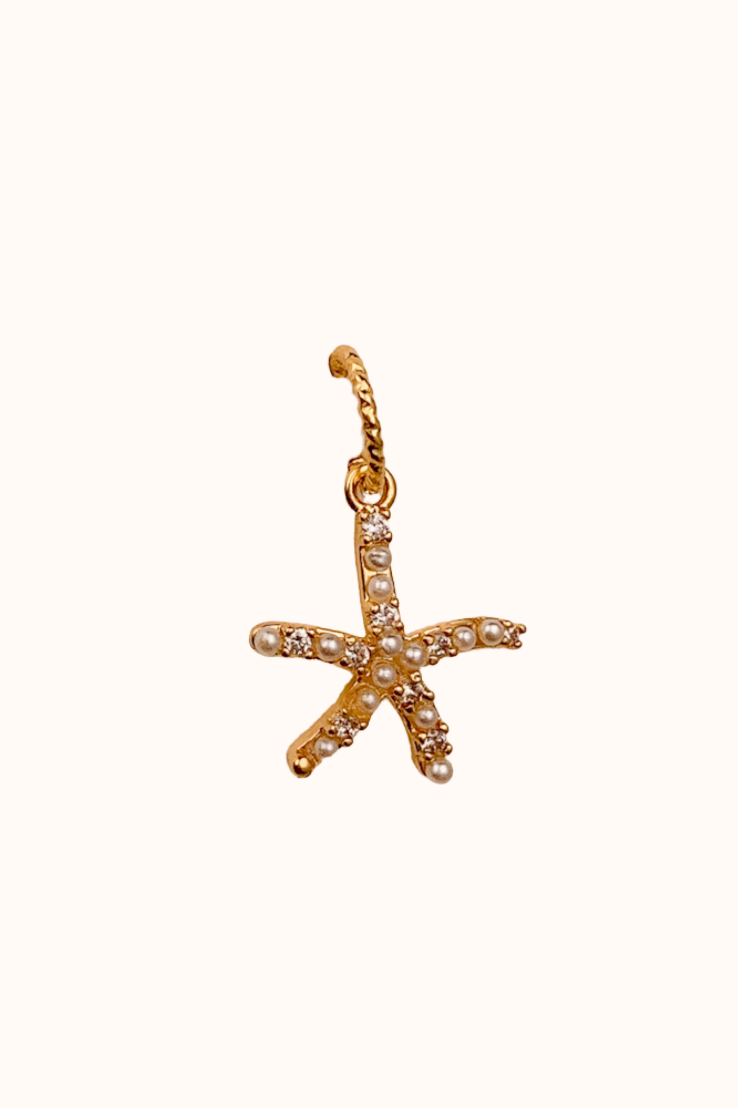 Pearl Starfish Charm