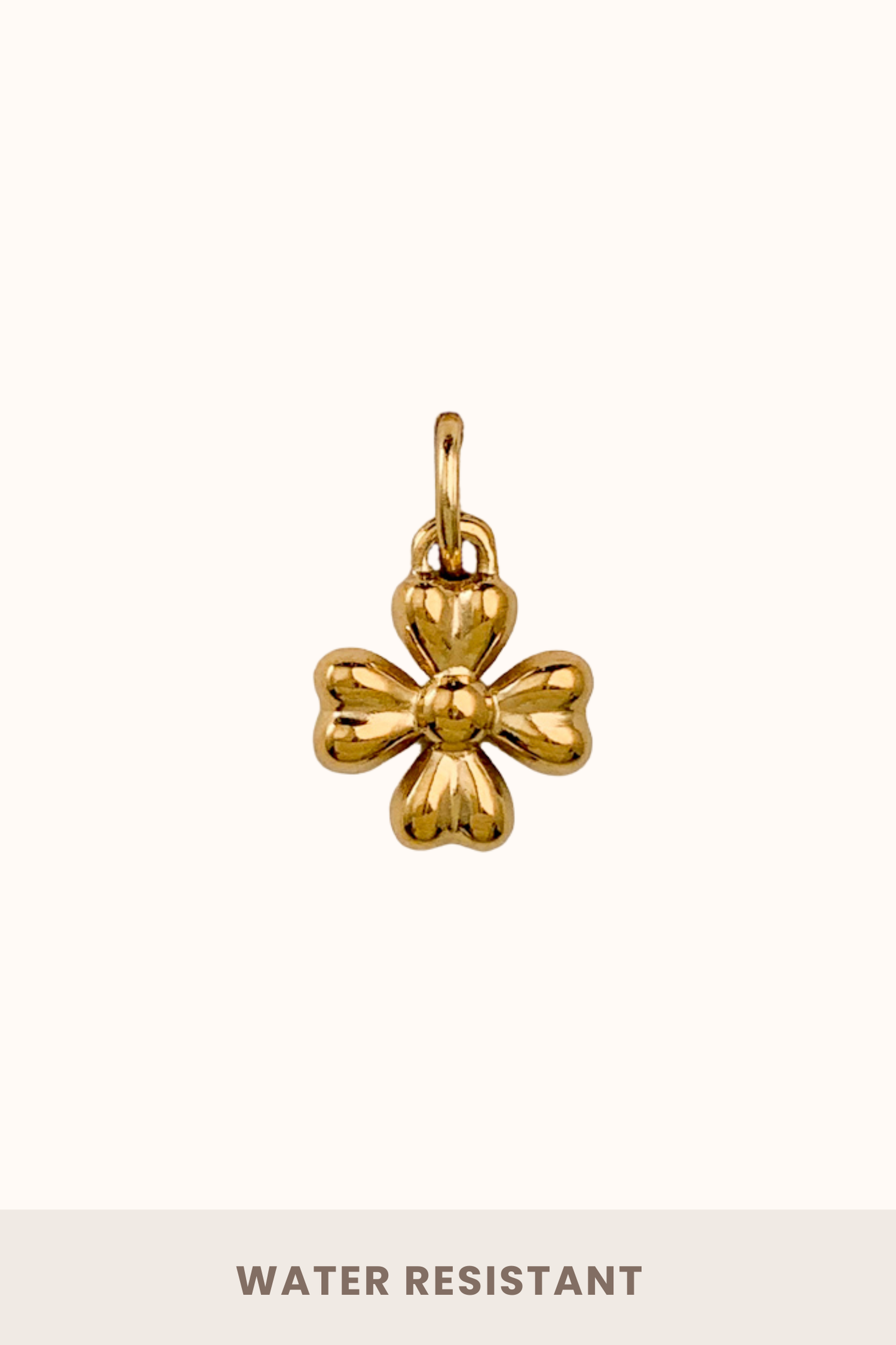Lucky Clover Charm (Stainless Steel)