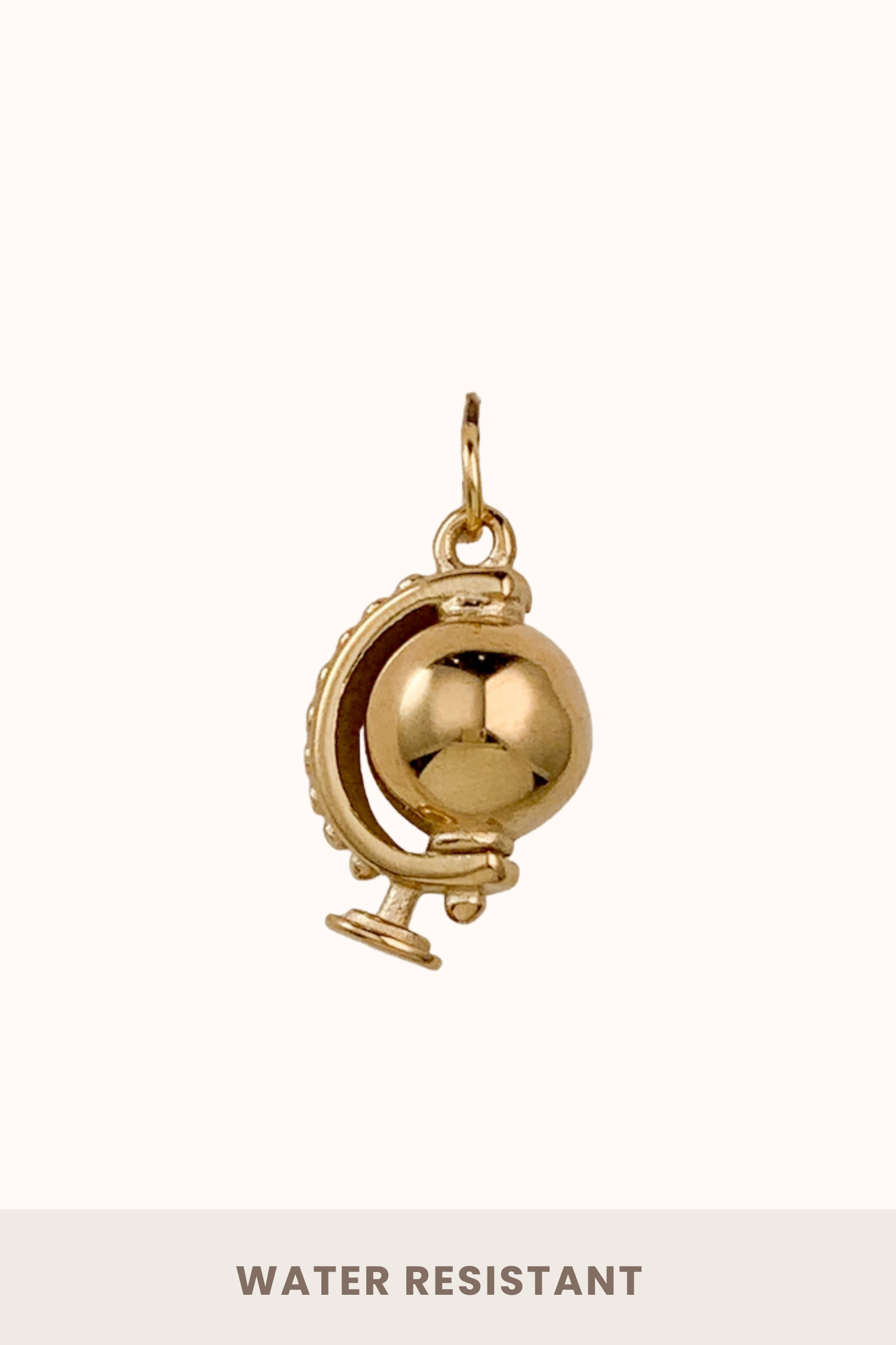 Globe Charm (Stainless Steel)