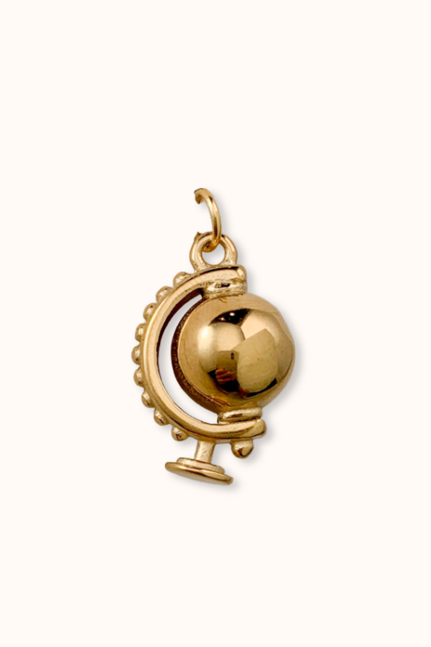Globe Charm (Stainless Steel)