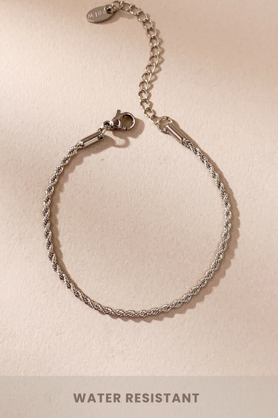 Rope Chain Bracelet (Stainless Steel)