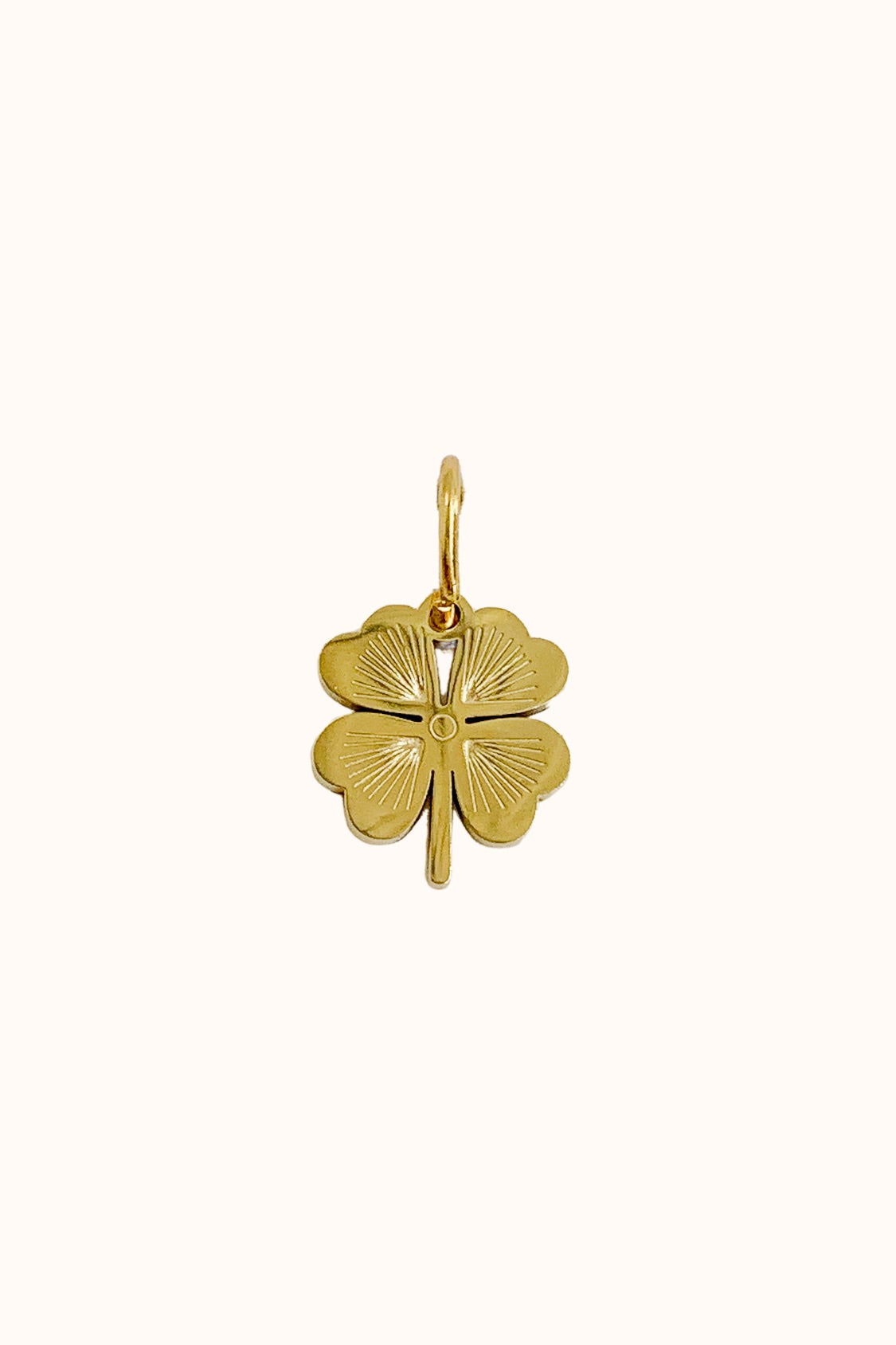 Gold Four Leaf Clover Charm
