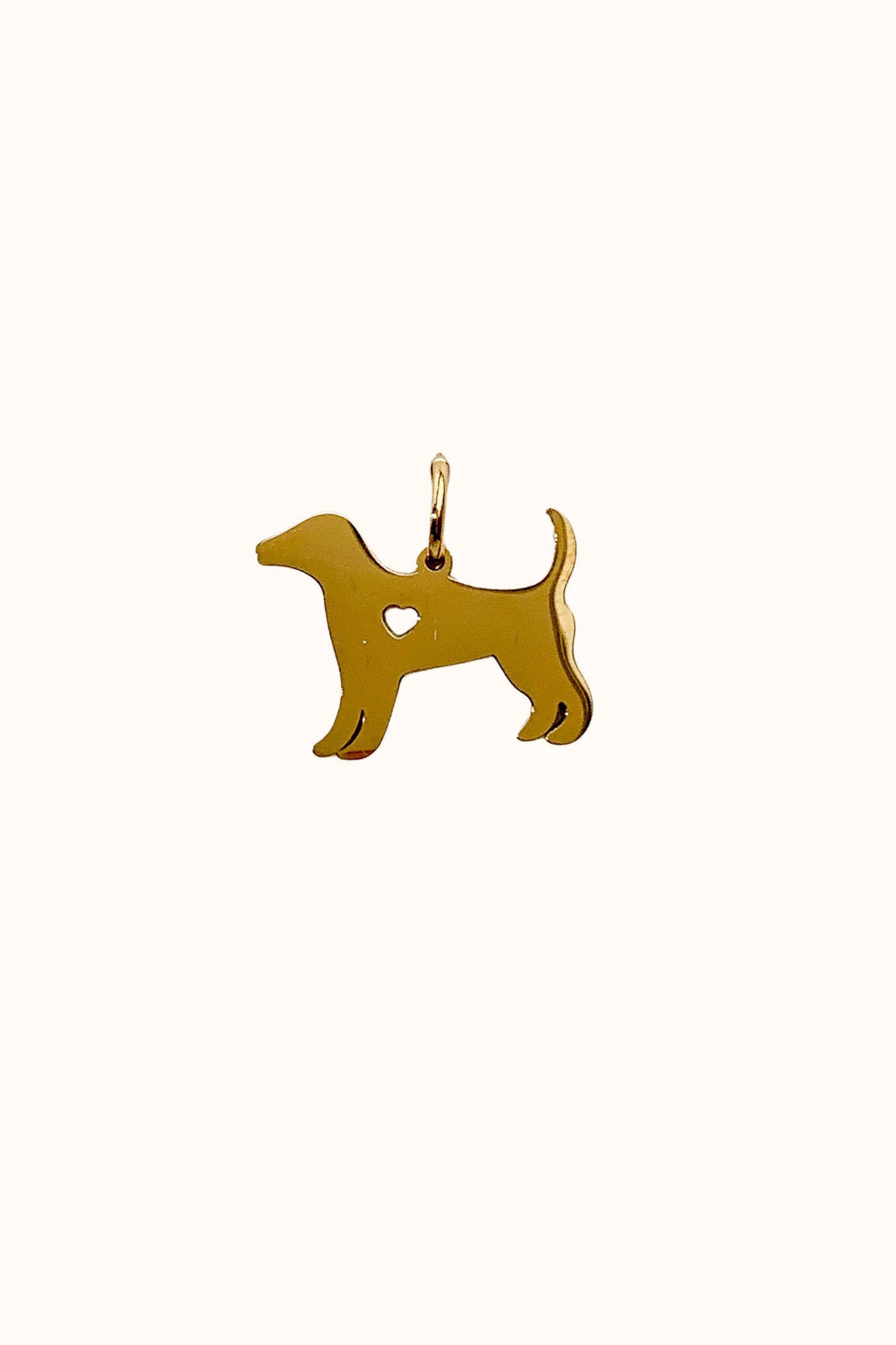 Golden Pup Charm