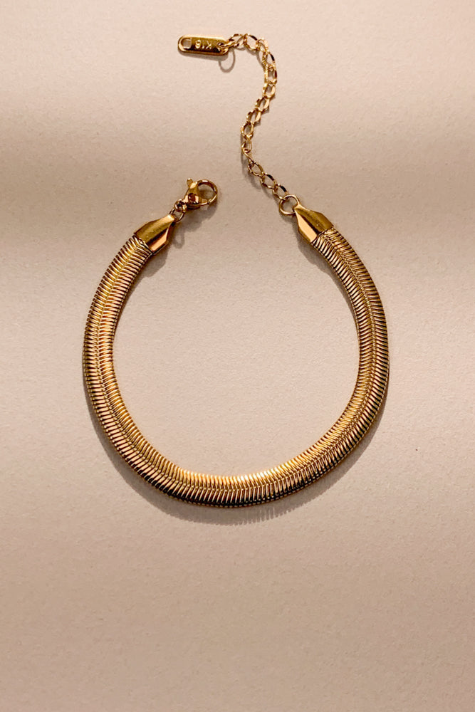 Snake Chain Bracelet (Stainless Steel)