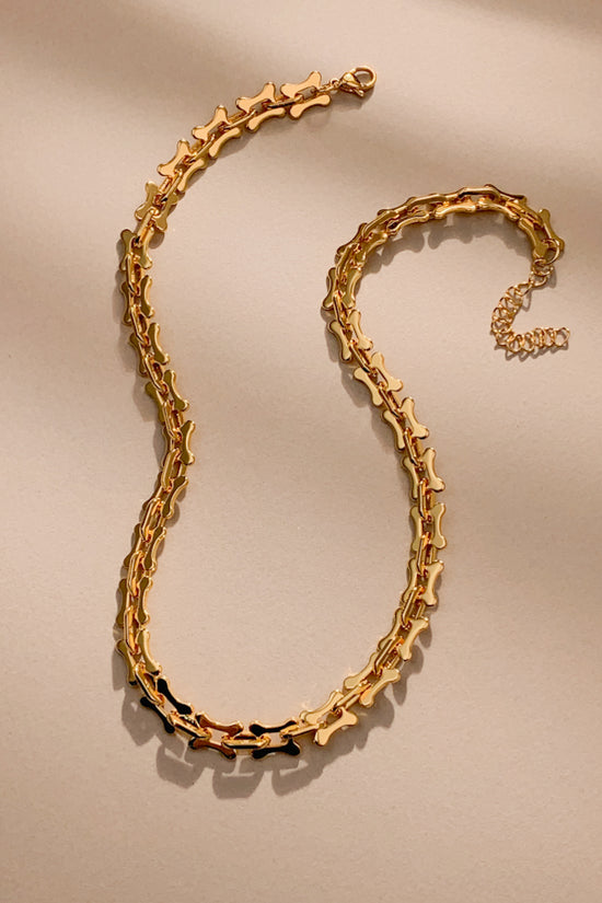 Bone Link Necklace (Stainless Steel)