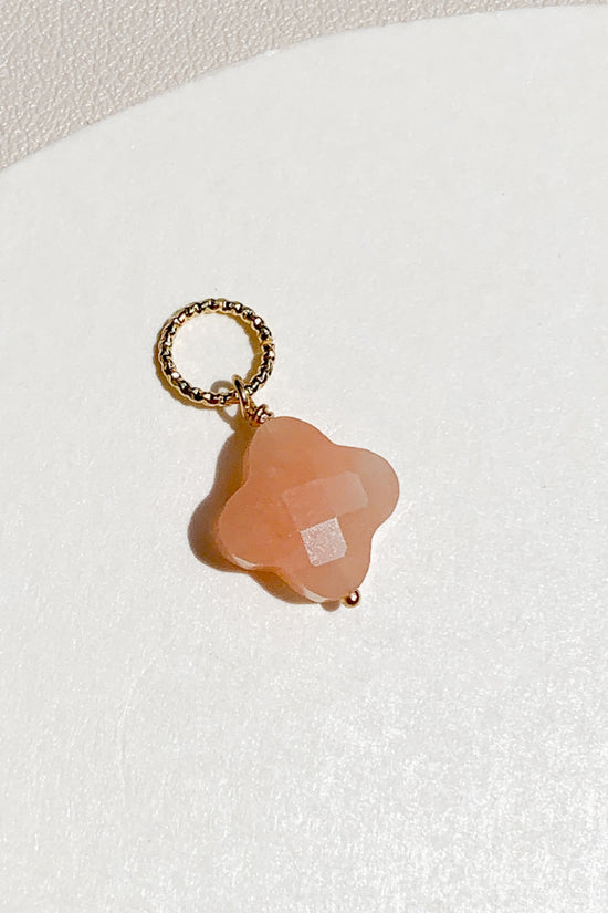 Load image into Gallery viewer, Clover Gemstone Charm
