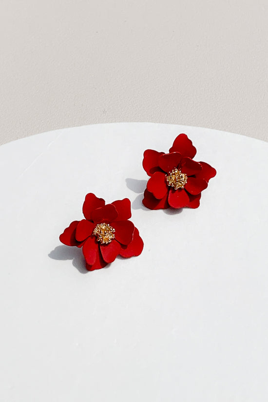 Load image into Gallery viewer, Allie Flower Ear Studs
