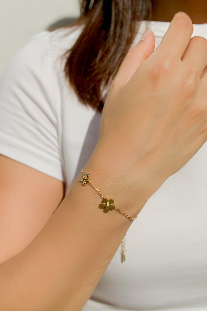 Daisy Chain Bracelet (Stainless Steel)