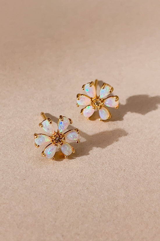 Florin Opal Ear Studs