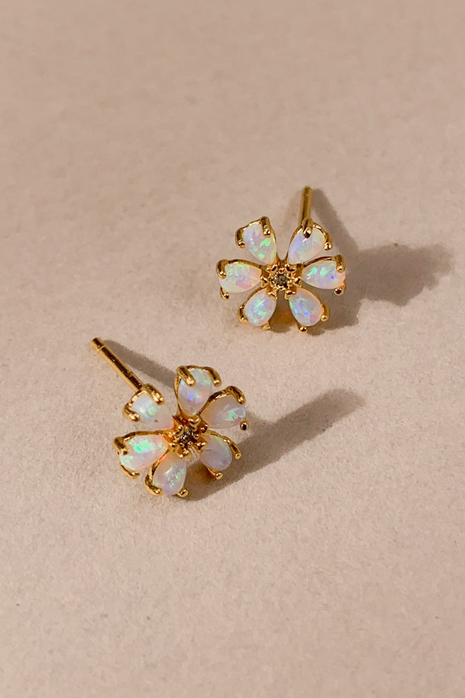 Florin Opal Ear Studs