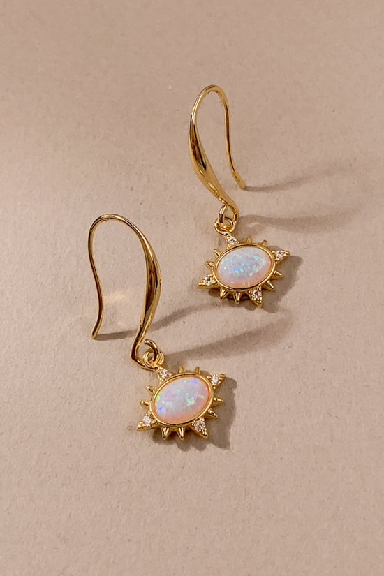 Halo Opal Earrings