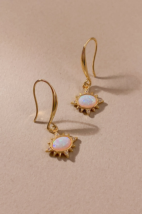 Halo Opal Earrings