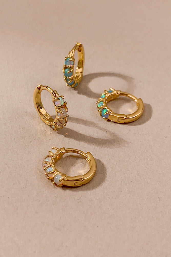 Dainty Opal Huggies