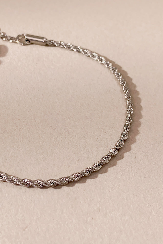 Rope Chain Bracelet (Stainless Steel)