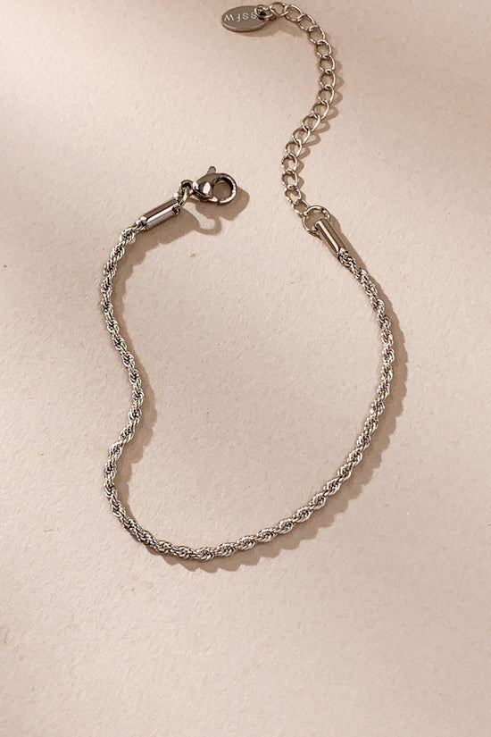 Rope Chain Bracelet (Stainless Steel)