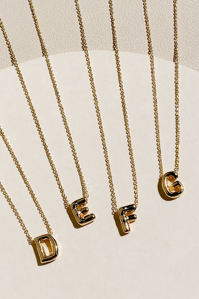 Foil Balloon Initial Necklace