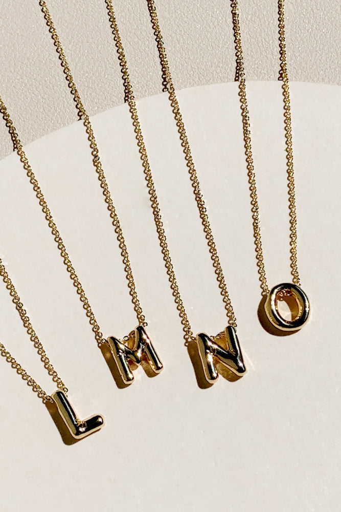 Foil Balloon Initial Necklace