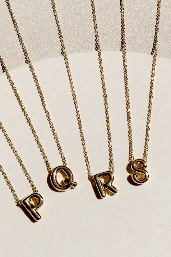 Foil Balloon Initial Necklace