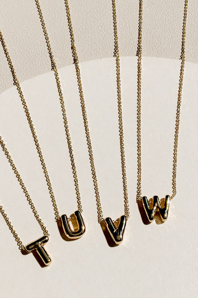 Foil Balloon Initial Necklace