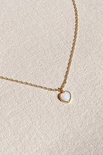 Heart Opal Fine Necklace