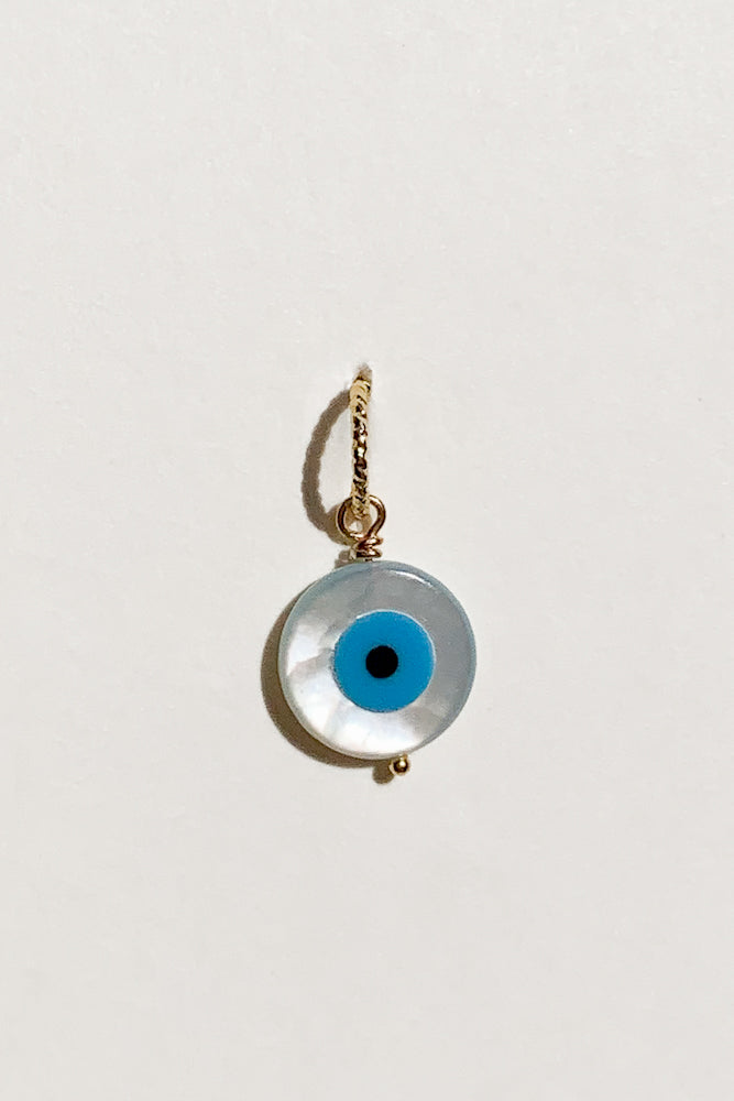 Evil Eye Shell Charm