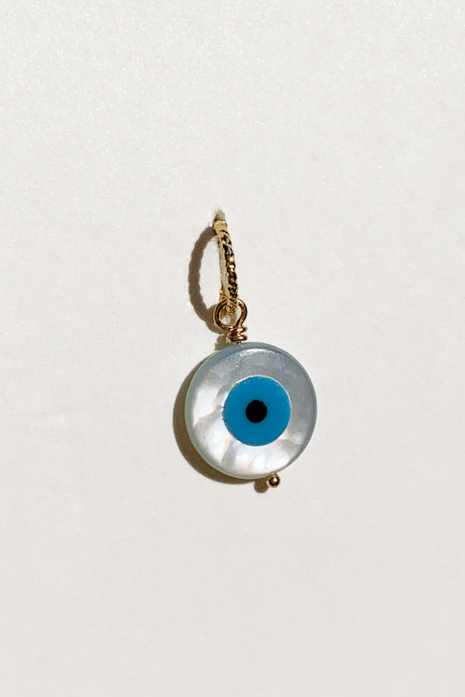 Evil Eye Shell Charm