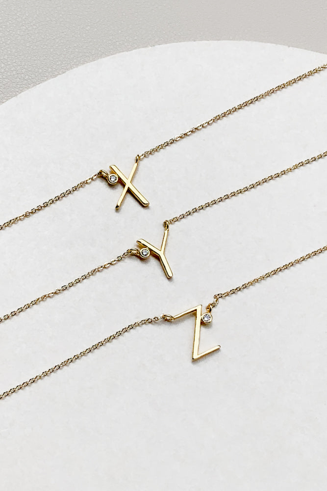 Evie Initial Necklace