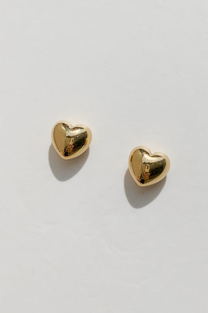 Tiny Heart Ear Studs (Stainless Steel)