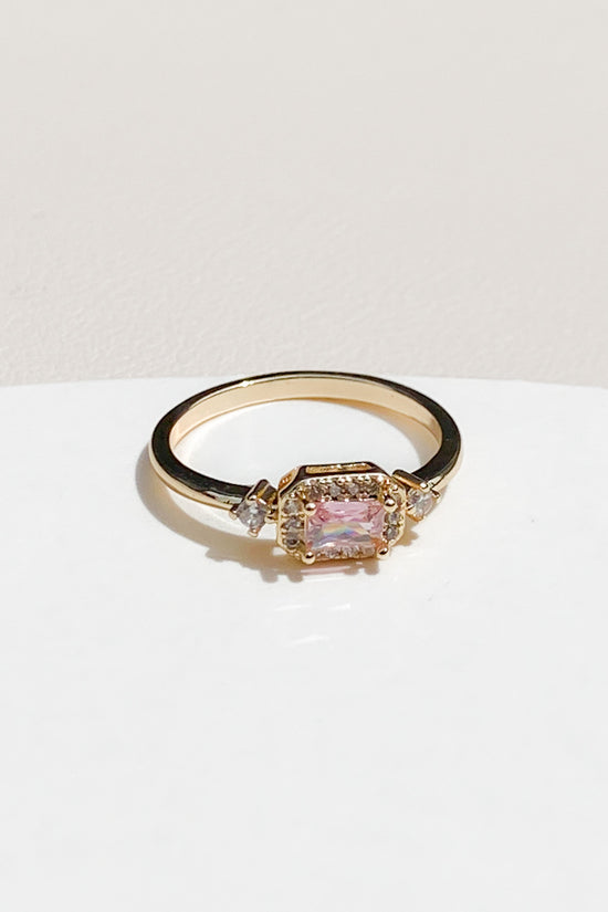 Load image into Gallery viewer, Birthstone Cubic Ring
