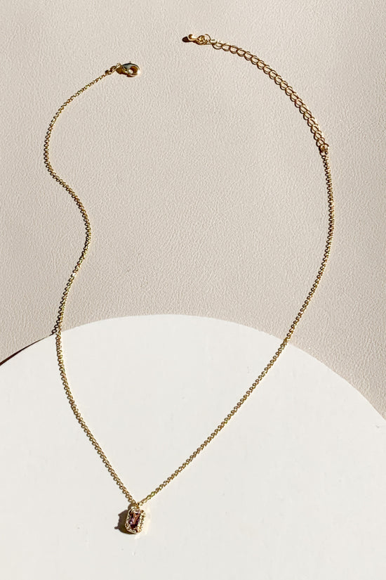 Birthstone Cubic Necklace