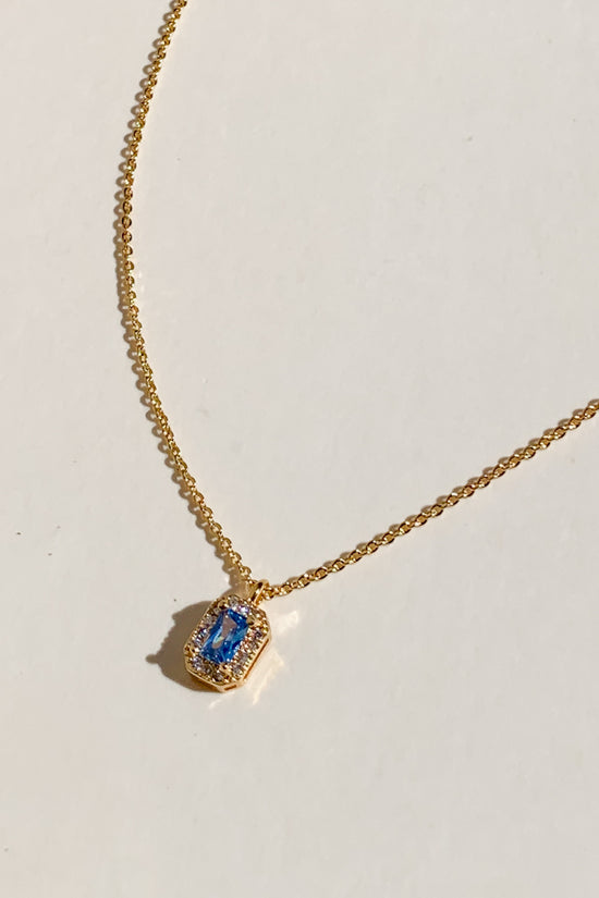 Birthstone Cubic Necklace