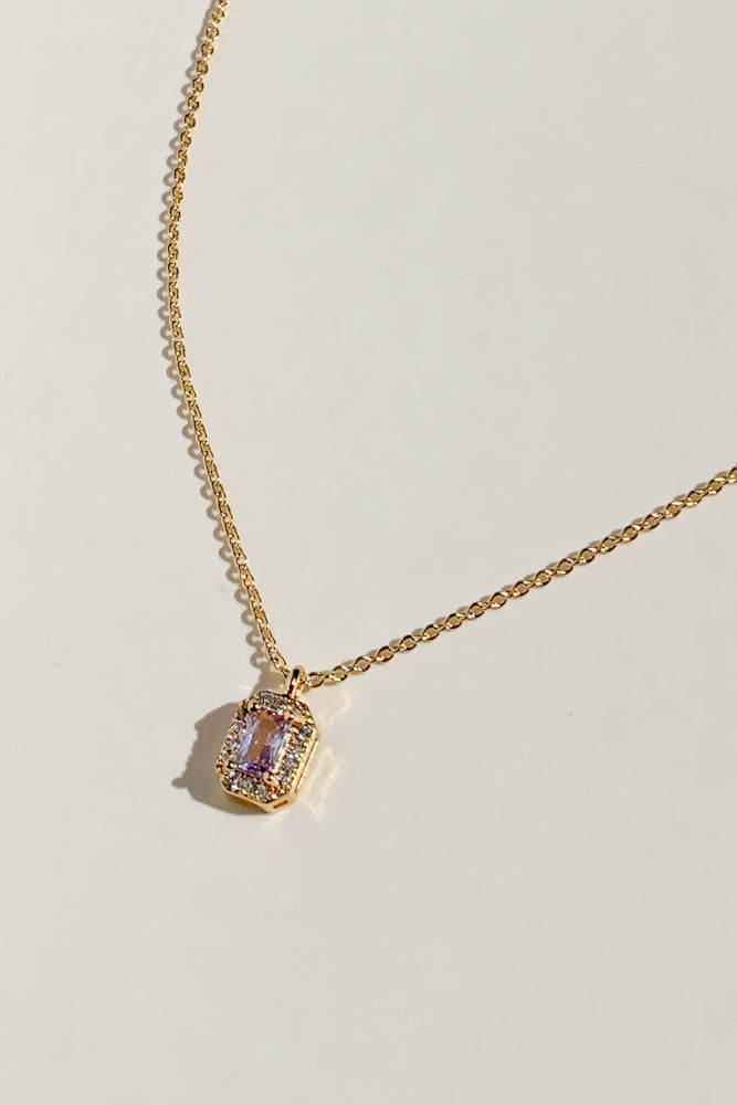 Birthstone Cubic Necklace