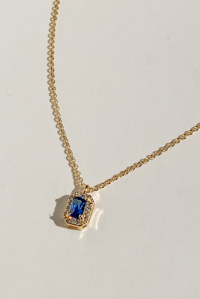 Birthstone Cubic Necklace