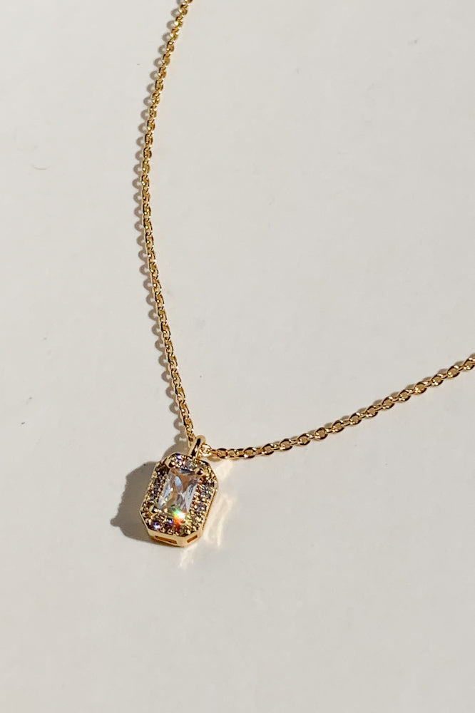 Birthstone Cubic Necklace