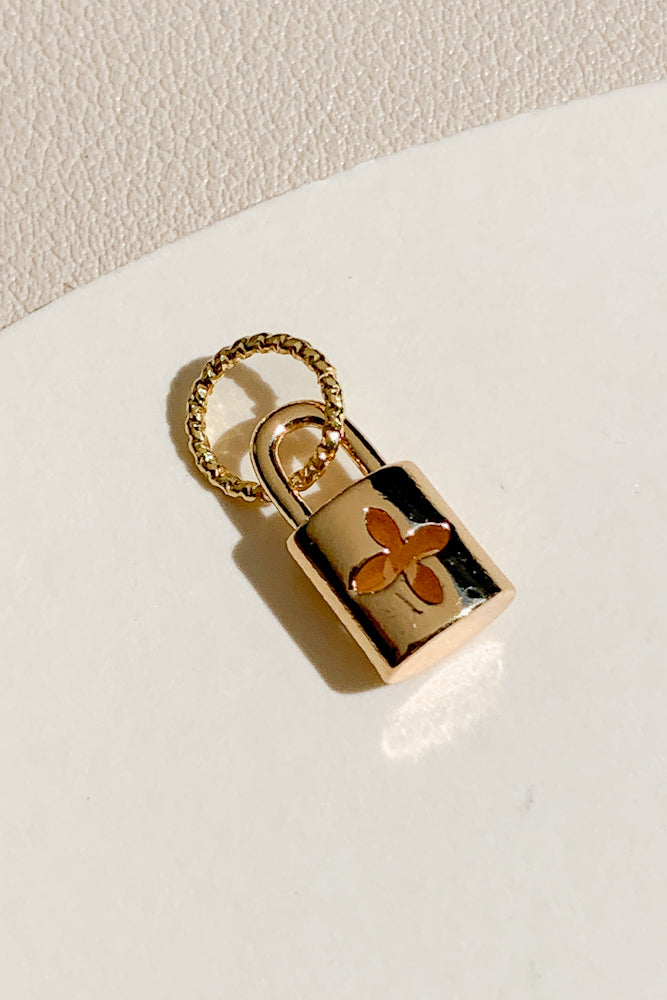 Load image into Gallery viewer, Flore Padlock Charm
