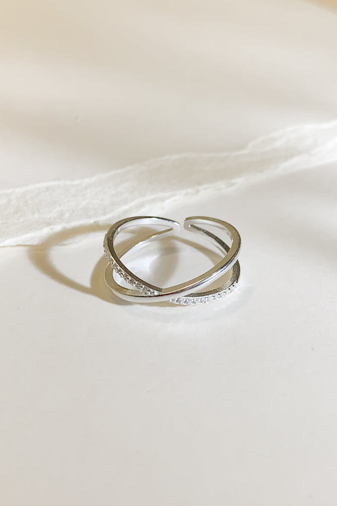 Brenna Cubic Ring (925 Silver)
