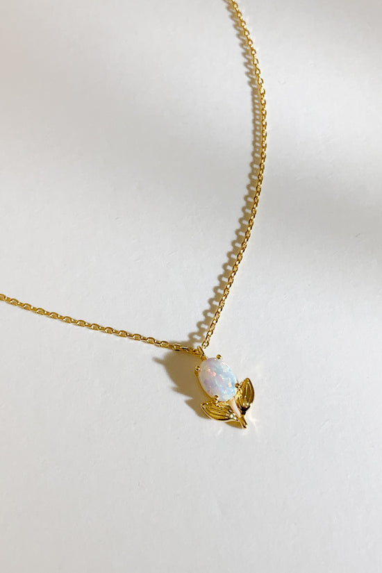 Load image into Gallery viewer, Tulip Opal Fine Necklace
